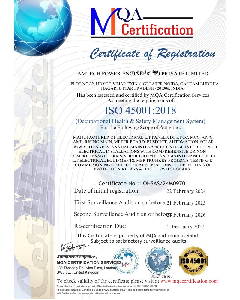 Health & Safety Management System ISO 45001 2018 Occupational Health & Safety Management System